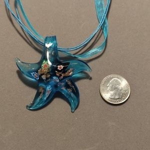 Il Murano di Francesca 53x50mm Murano Glass Starfish Pendant main image 0